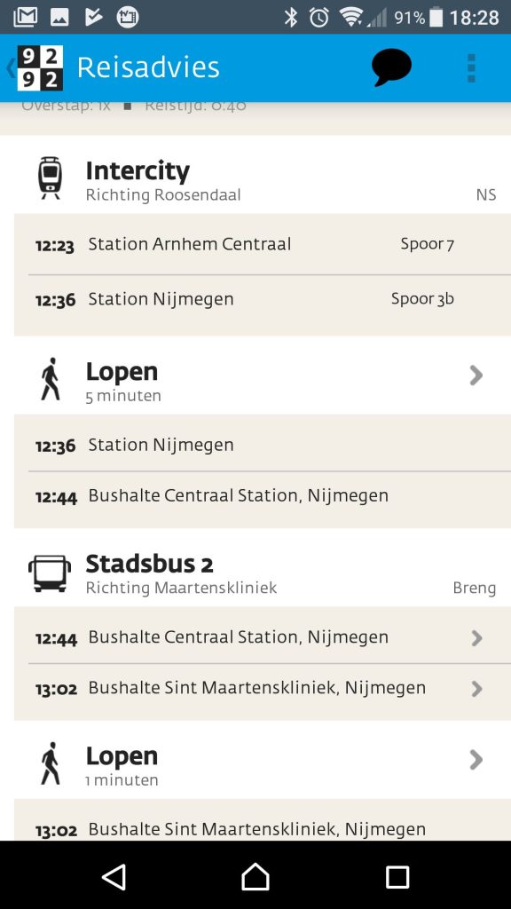 Met toegankelijke planning