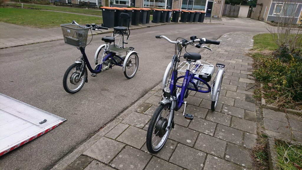 Mijn oude en nieuwe driewielfiets