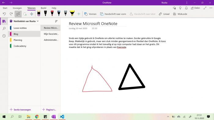 OneNote voor Windows 10