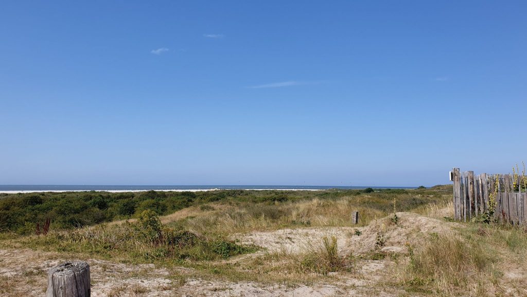 Op het strand van Schiermonnikoog, het was gelukkig geen hittegolf