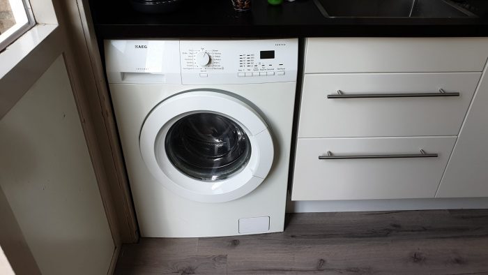 De oude wasmachine