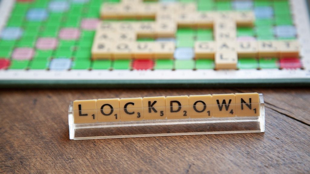 Scrabble woord Lockdown