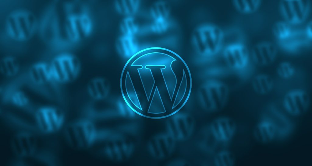 Het logo van WordPress: het gaat niet zo lekker met de blog